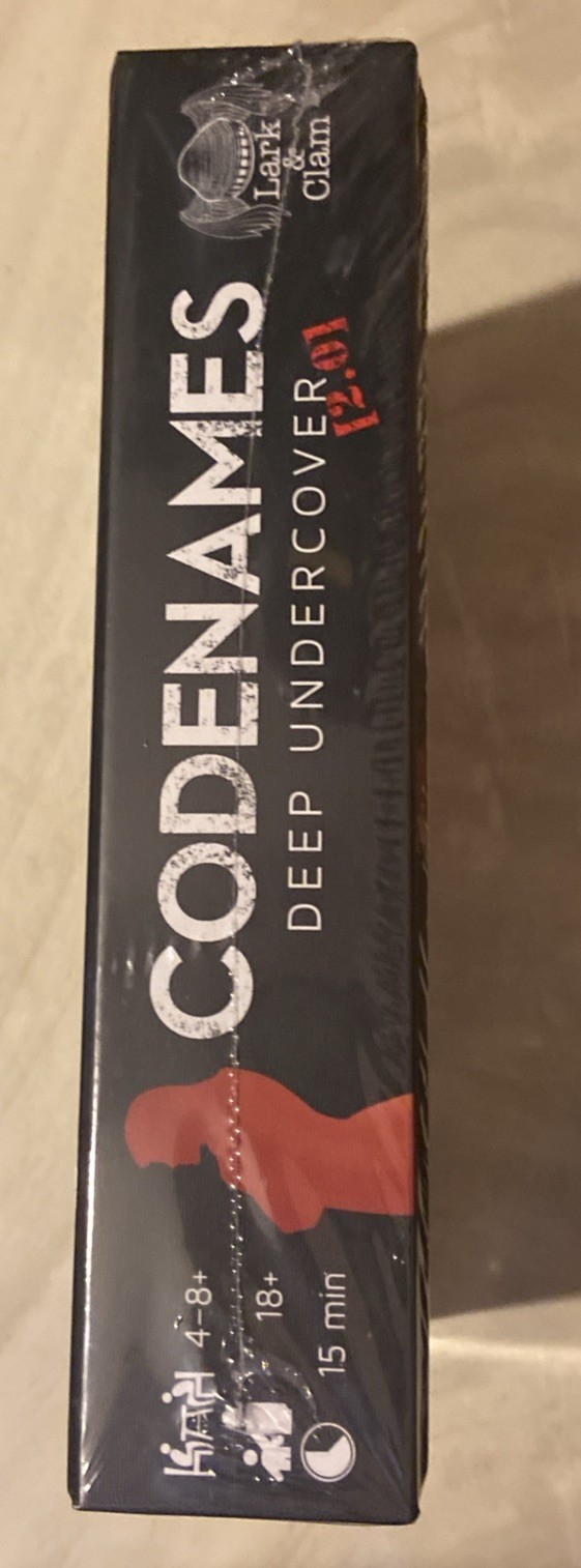 Codenames Games Deep Undercover 2.0 – Brand New Sealed
