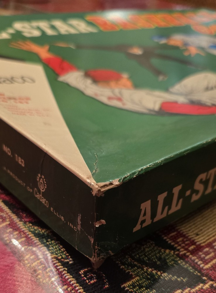GAME SET 1962 Cadaco All-Star Baseball Game Play Ball Major League Stars VG COND