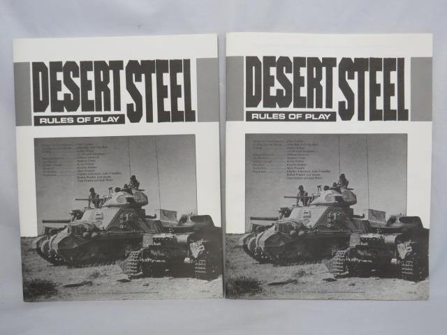West End Games 1989 – Tank Leader: Desert Steel – Armored Tactics (UNPUNCHED) EX