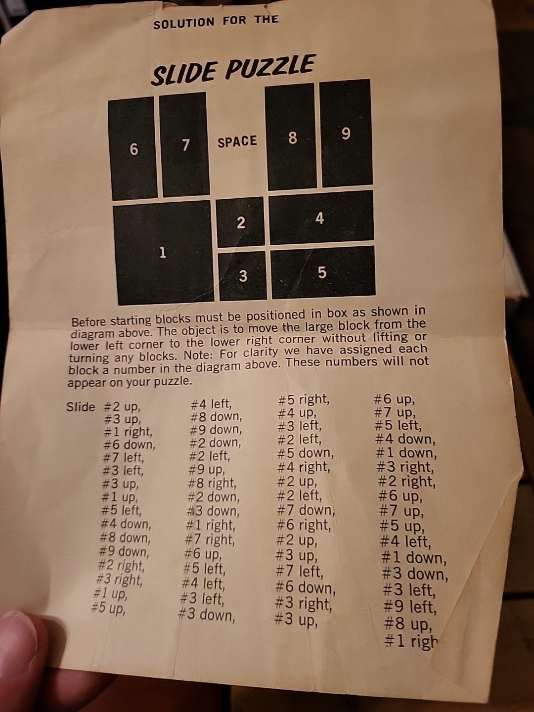 Vintage Dante Carpenter’s Bench Solitaire Slide Puzzle Brain Teaser Complete
