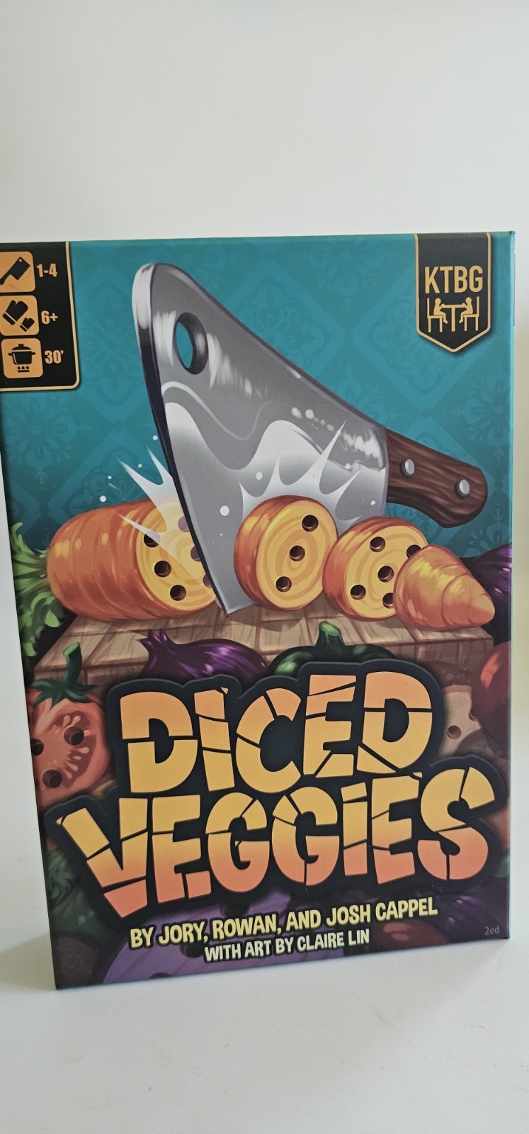 Kids Table Board Gaming (KTBG) Diced Veggies 100% Complete NM
