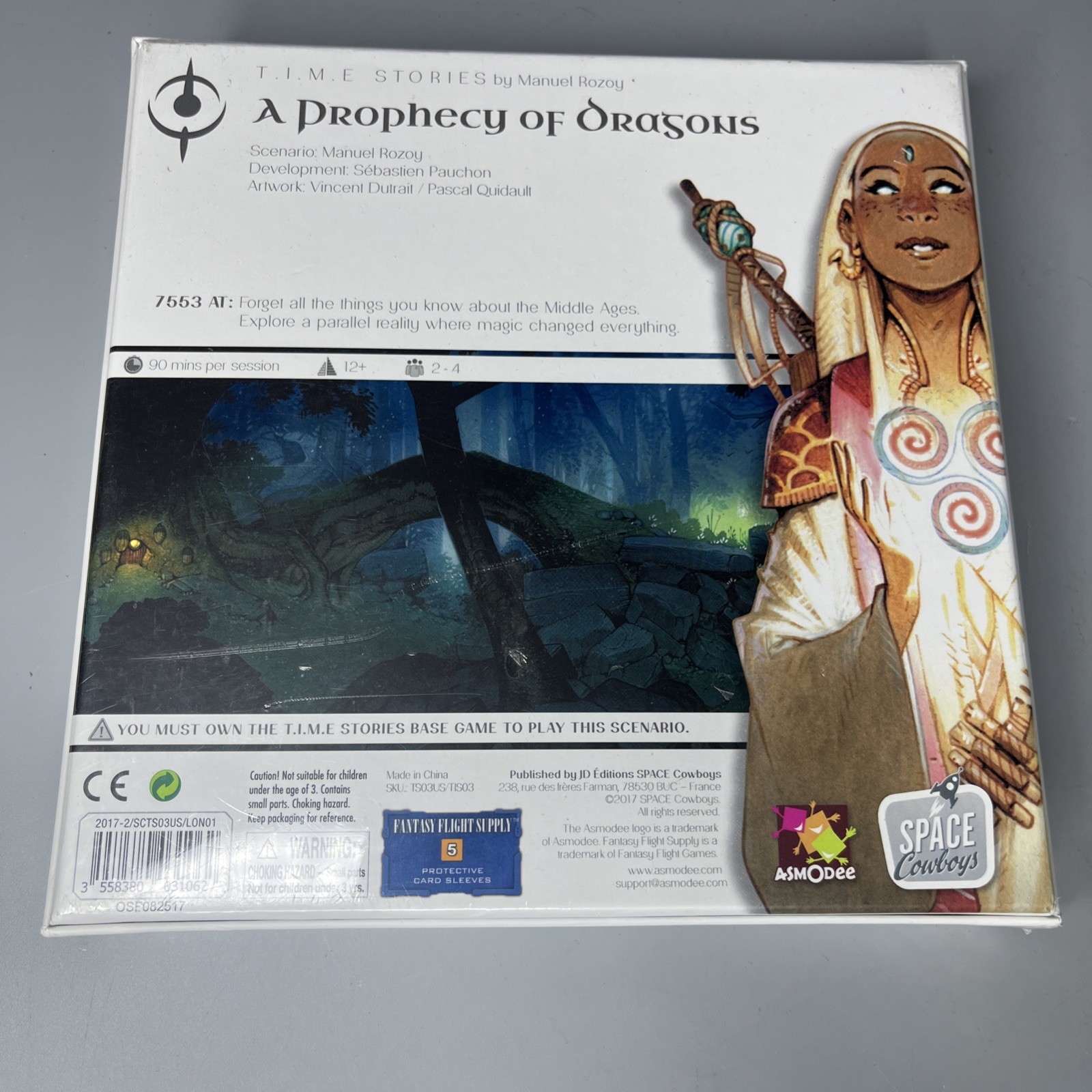 T.I.M.E TIME Stories A Prophecy of Dragons Board Game Expansion New 2016