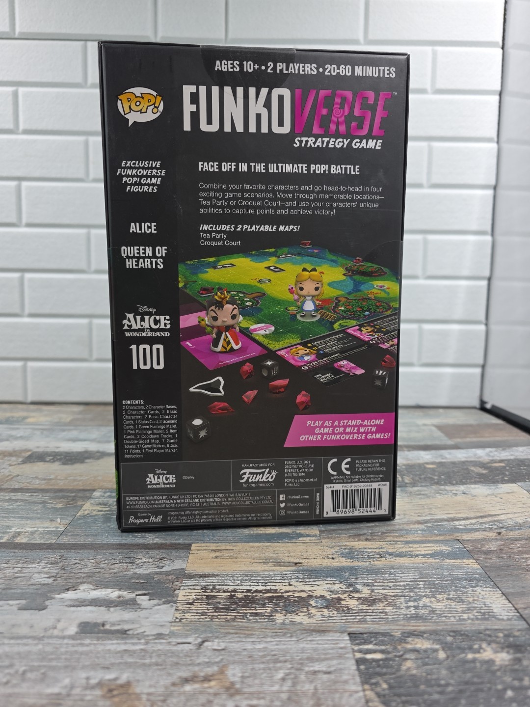 Funko Pop! Funkoverse Strategy Game Alice in Wonderland Board Game NEW NIB
