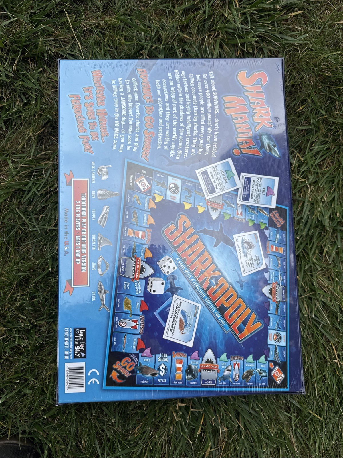 Sharkopoly Board Game Like Monopoly Sealed NEW