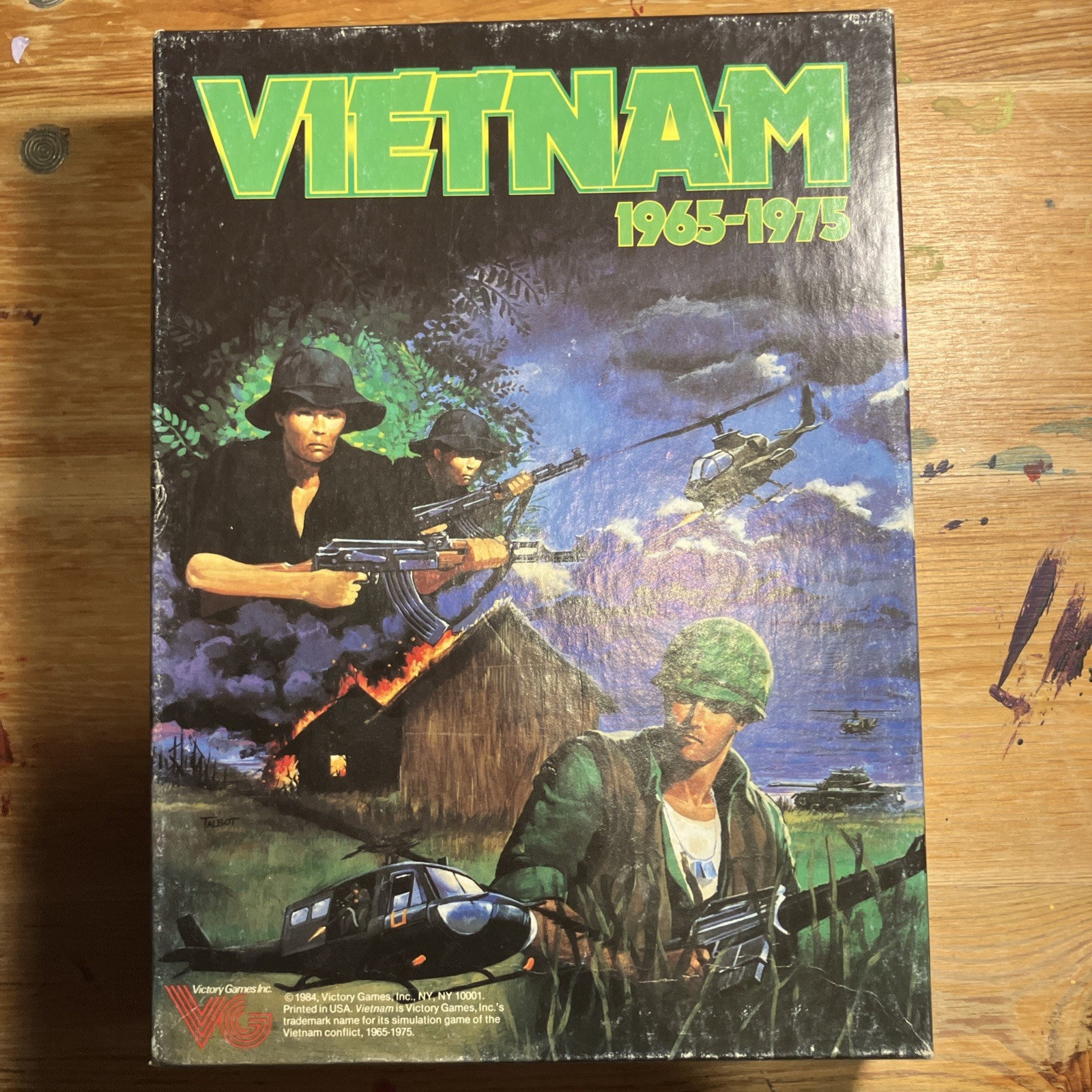 Nick Carp: Vietnam 1965-1975 War Game – 1984 Victory Games Inc. Used