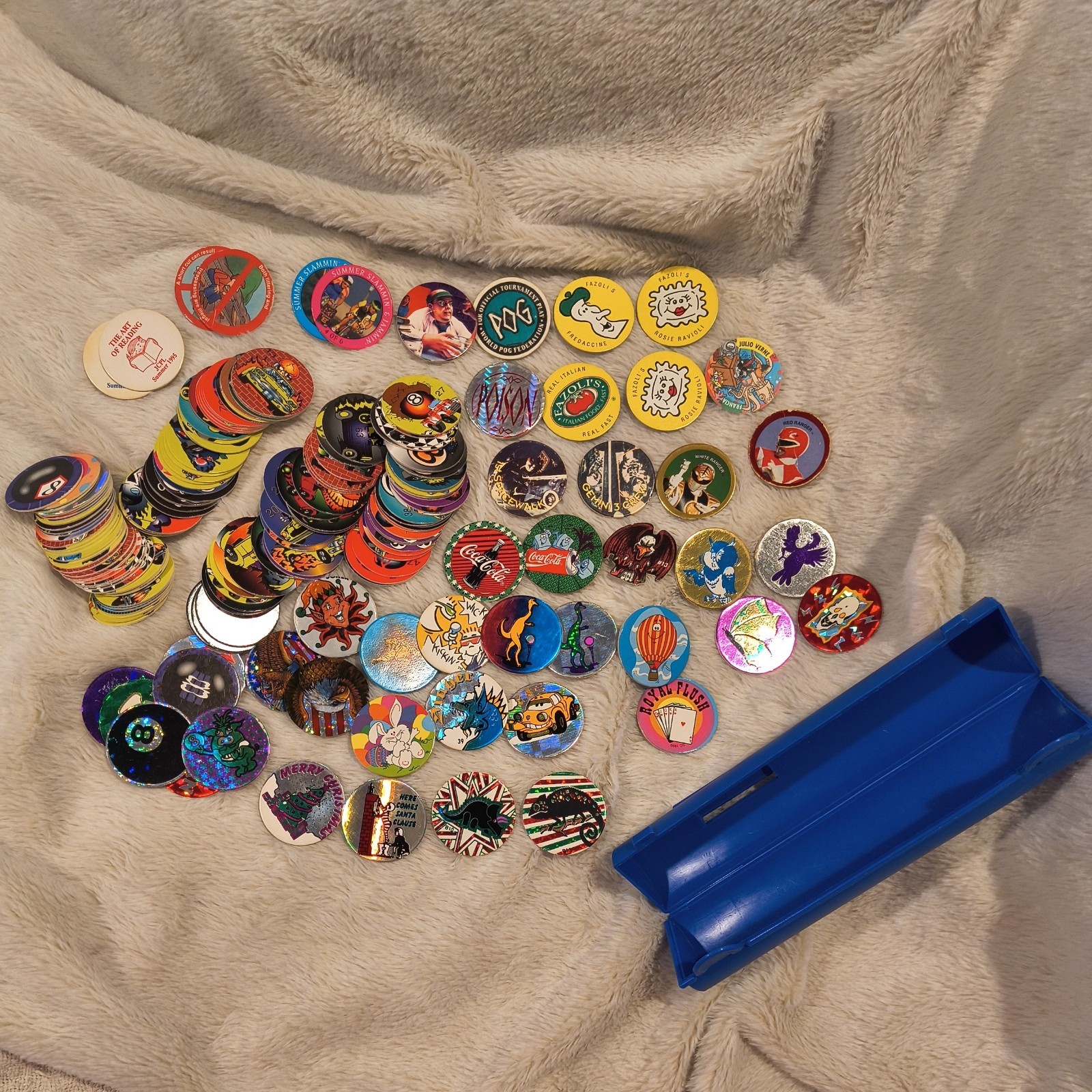 180+ |VG Variety| Vintage/1990’s Pogs Collection-Includes rare promos-See pics!!