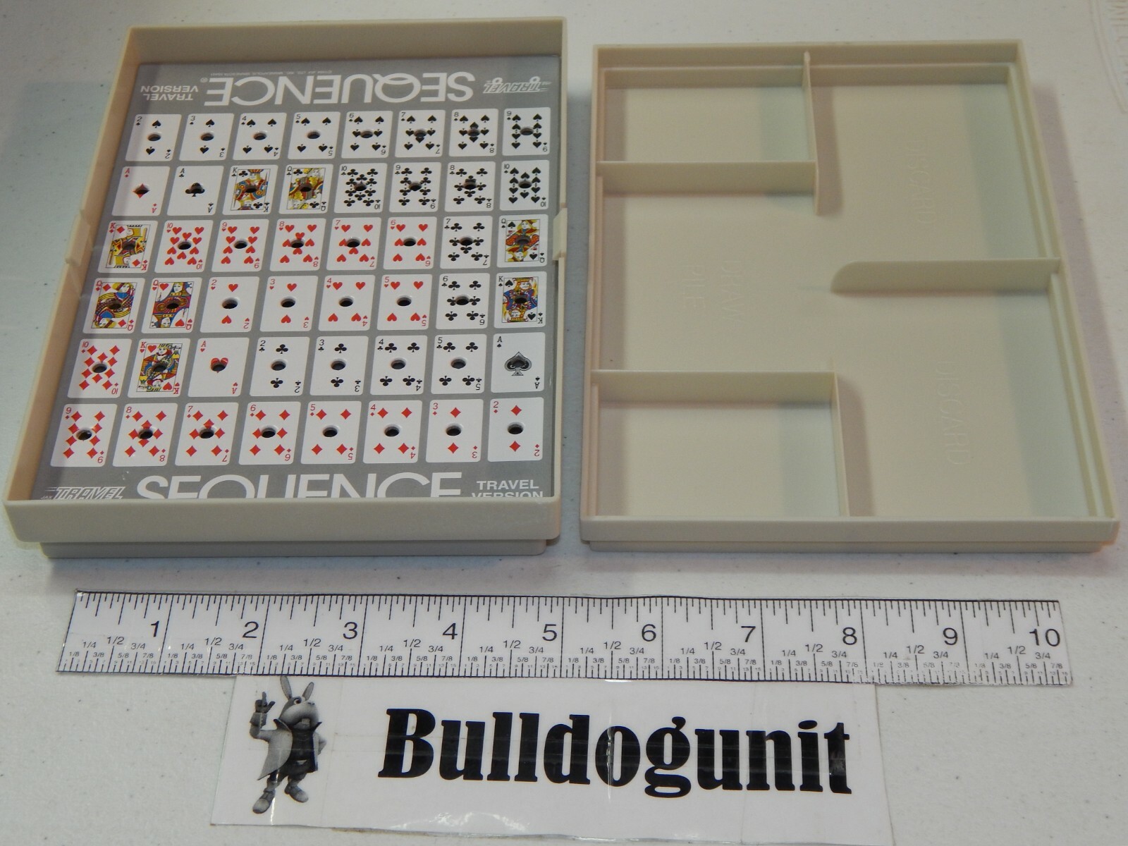 1994 Travel Sequence Game Replacement Game Board Tray Part Only