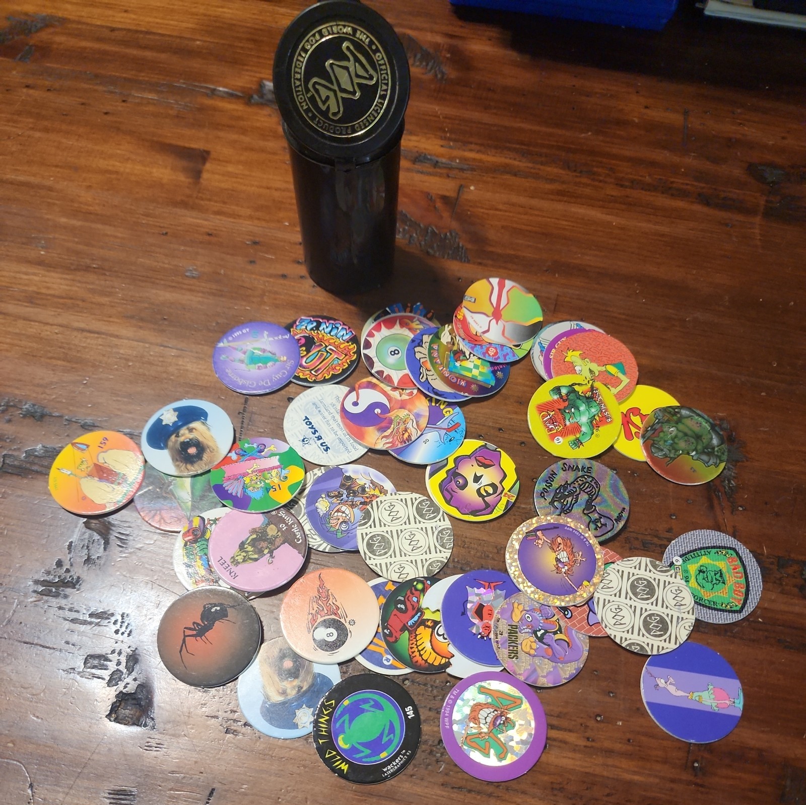 POG Officially Licensed Milkcap Container Used Small Size filled with pots