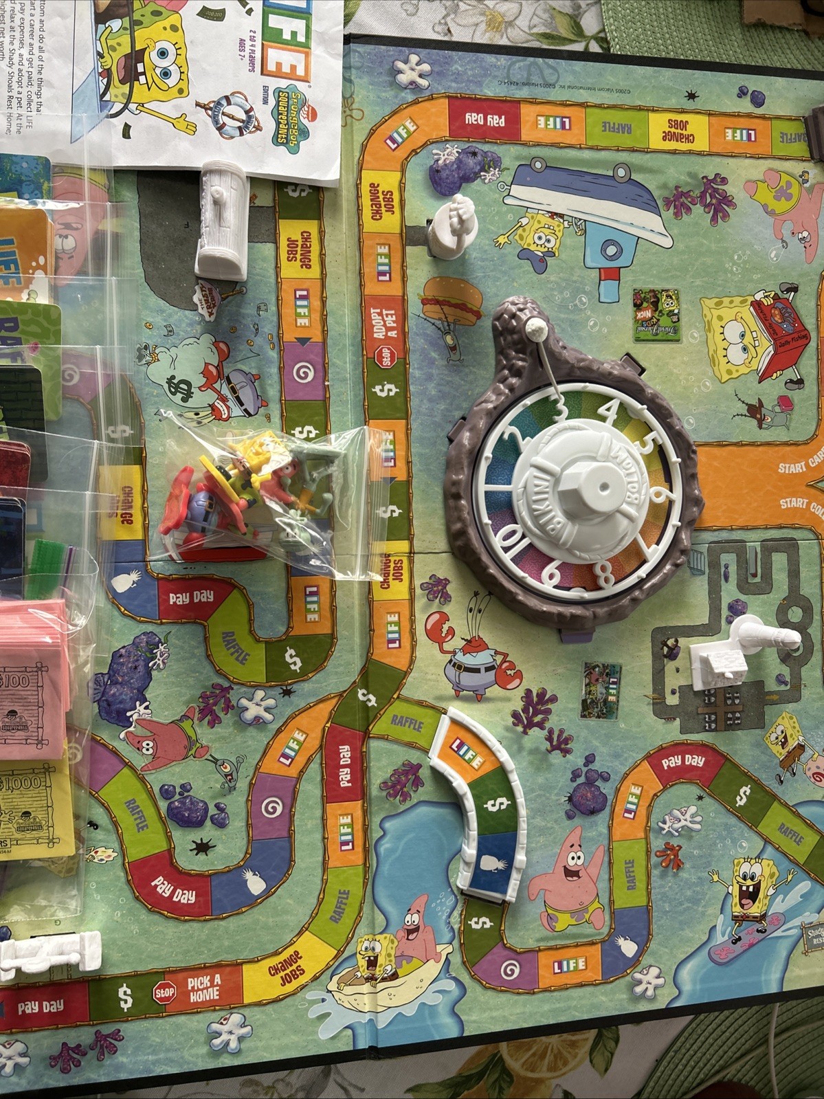 SpongeBob SquarepantsEdition TheGameofLife Hasbro Complete 2005any Question Ask