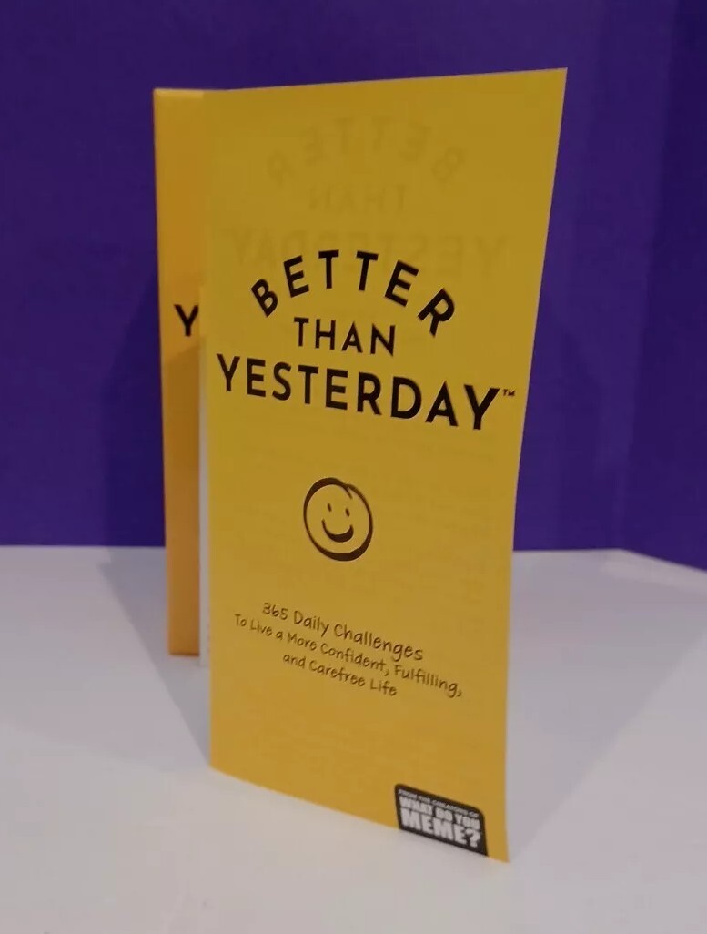 GAME- Better Than Yesterday-365 Daily Challenges-MEME-2022- Pre-owned/ Complete