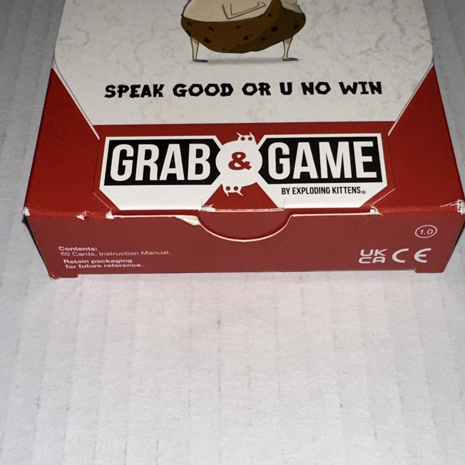 Poetry for Neanderthals Grab & Game 2+ Players – Ages 7+ – 10 Minutes to Play –