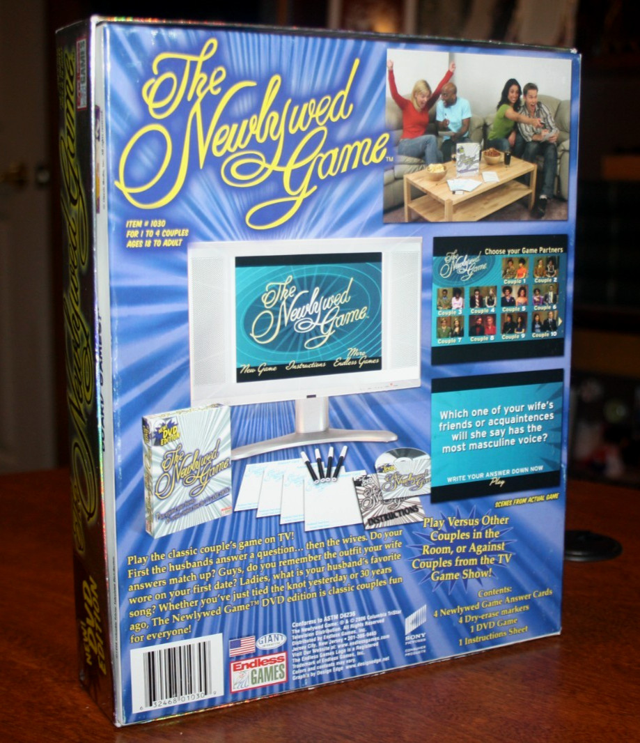The Newlywed Game DVD Edition Play Friends or Couples from TV Show -Endless 2006