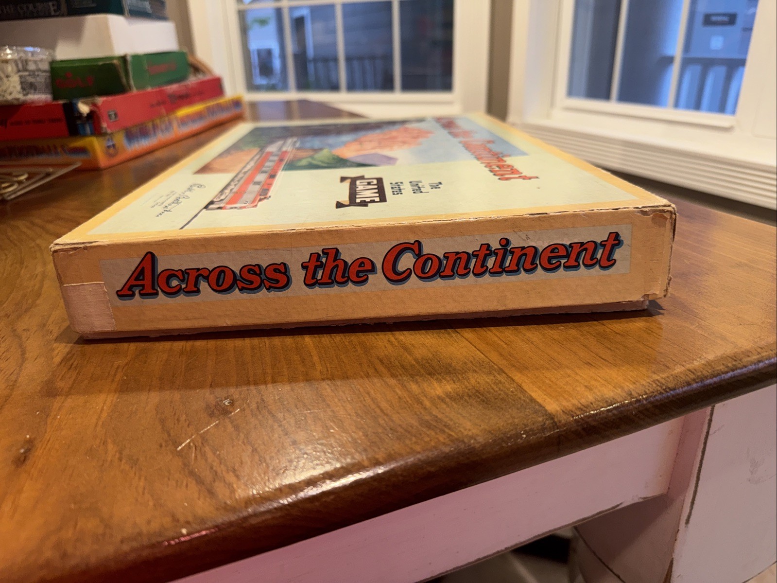 Vintage Parker Brothers Across the Continent Board Game Complete