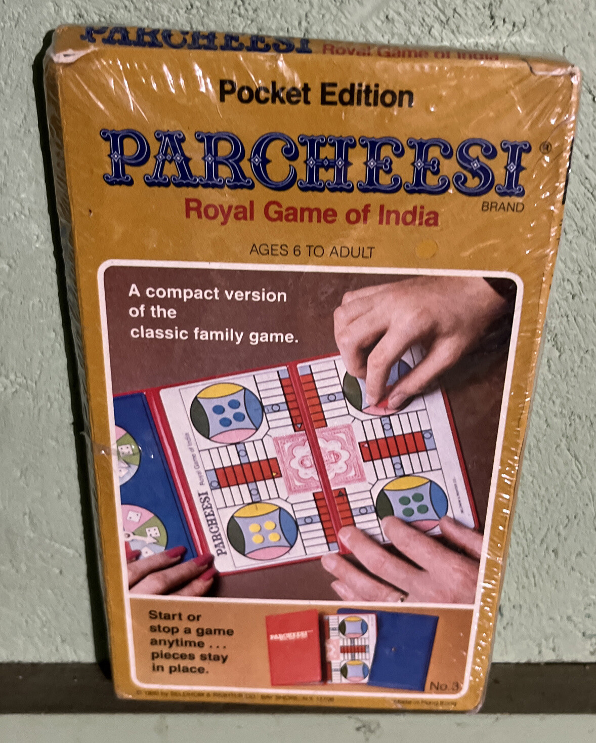 Parcheesi Pocket Edition Royal Game of India Jumbo Playing Cards Word Power Lot
