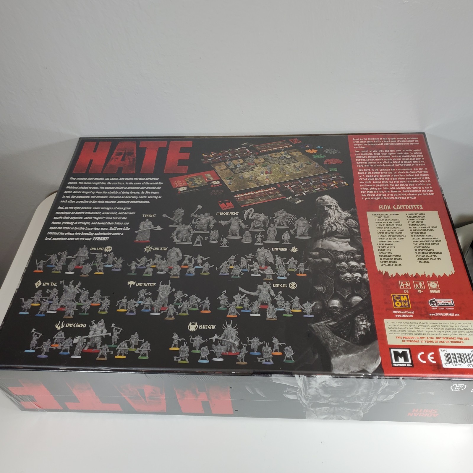 CMON Hate Core Starter Set Board Game Kickstarter Exclusive Adrian Smith New