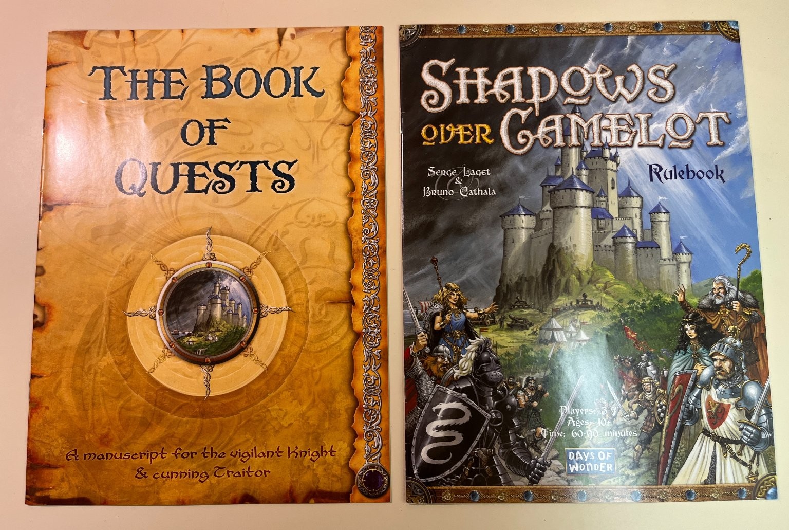 Shadows Over Camelot, Days of Wonder, Excalibur Camelot Board Game, Complete