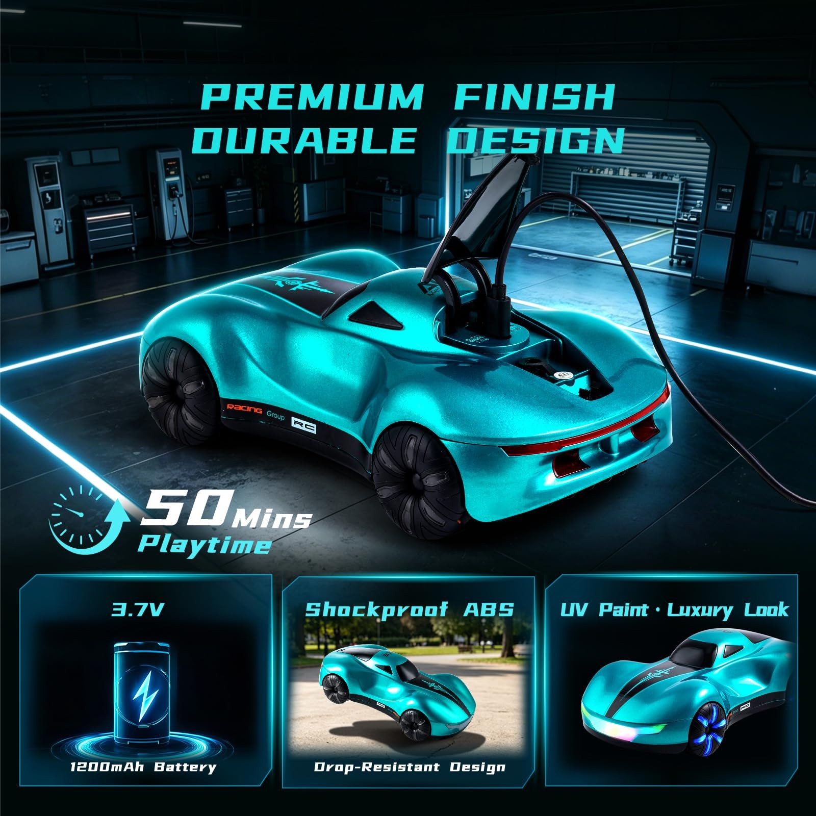 RC Stunt Car Gesture Sensing with Display Garage AEROQUEST vehicle auto OEM