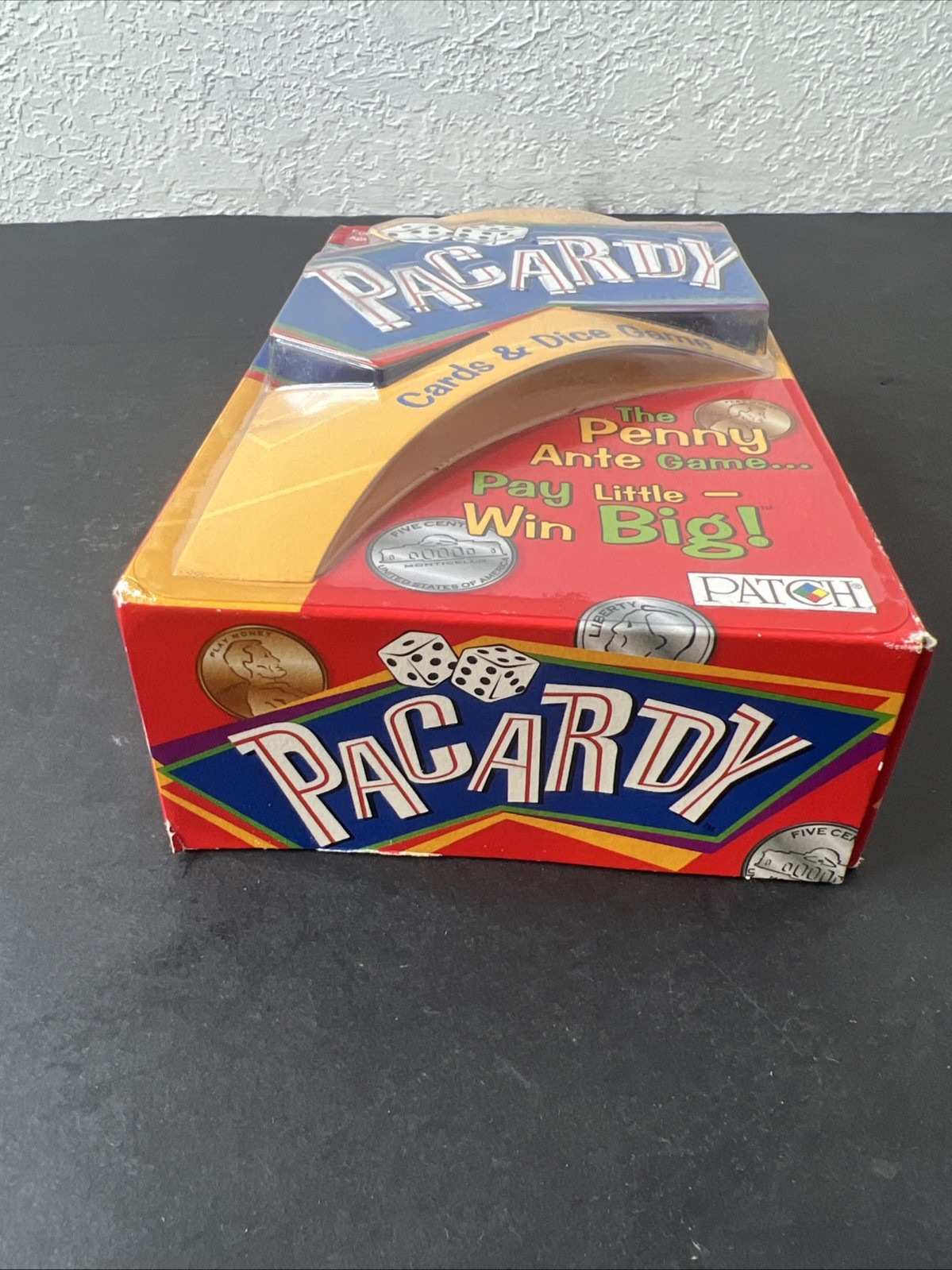 Pacardy Cards and Dice Game Patch Products 2005 Brand New Sealed