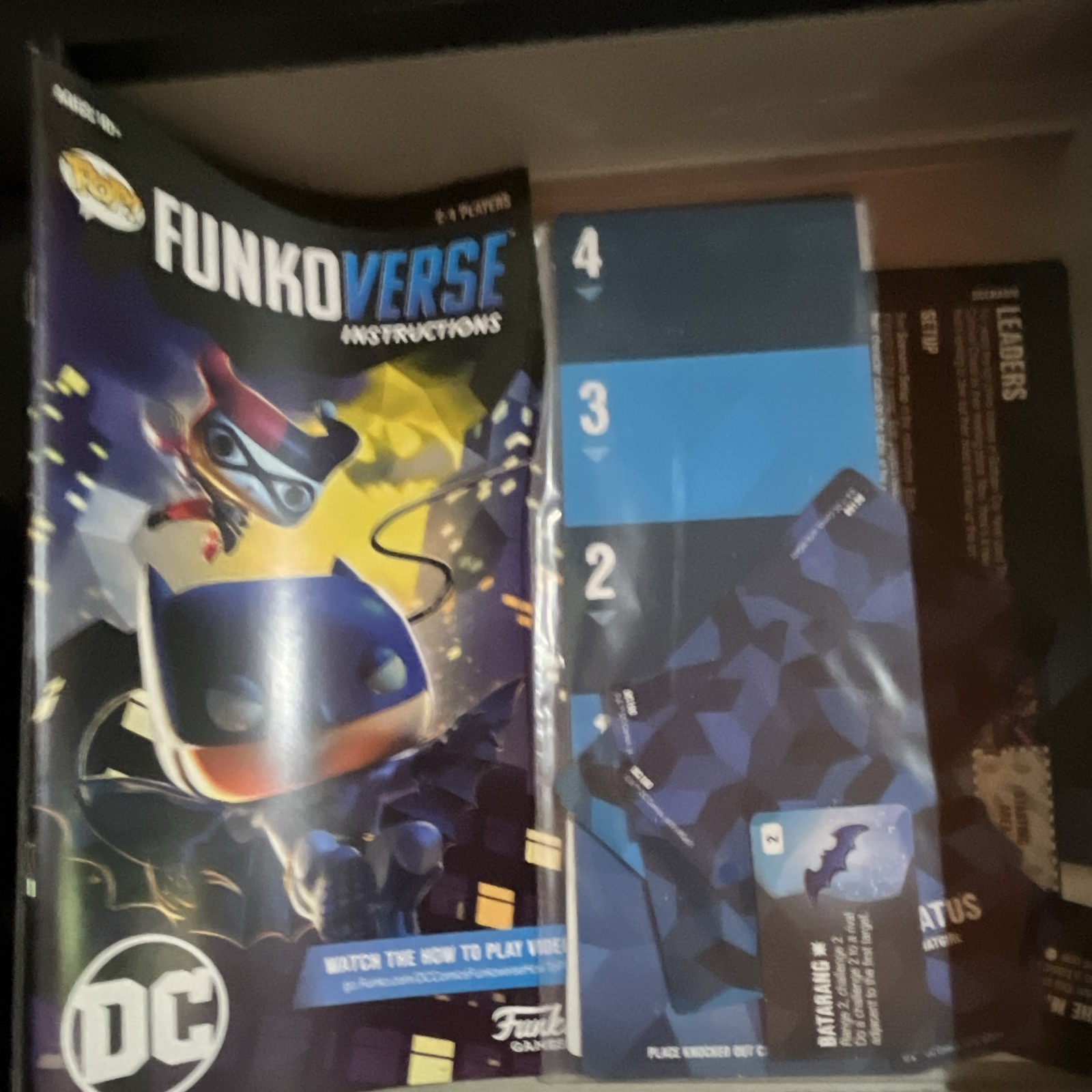 Funko FunkoVerse DC Strategy Game w/ Funko Pop! Figures 2-4 Players 10+