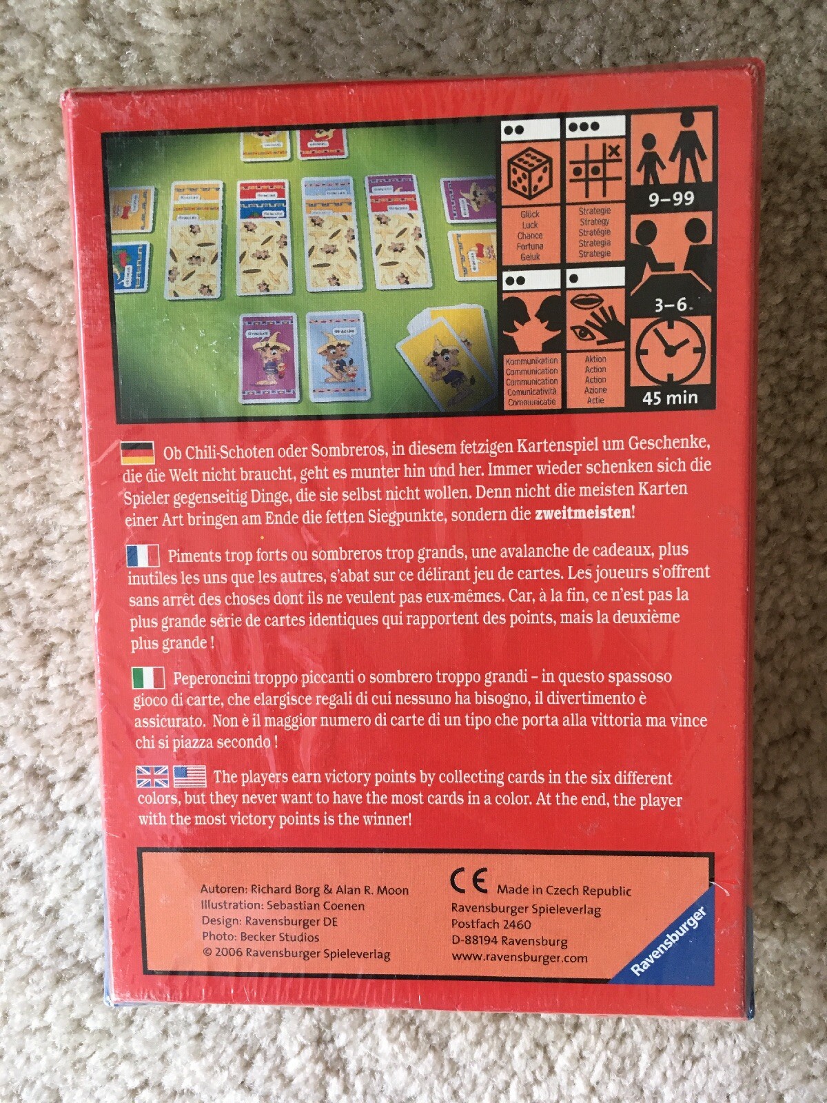 Gracias Game By Ravensburger In Czech Republic Ages 9-99 3-6 Players NIB