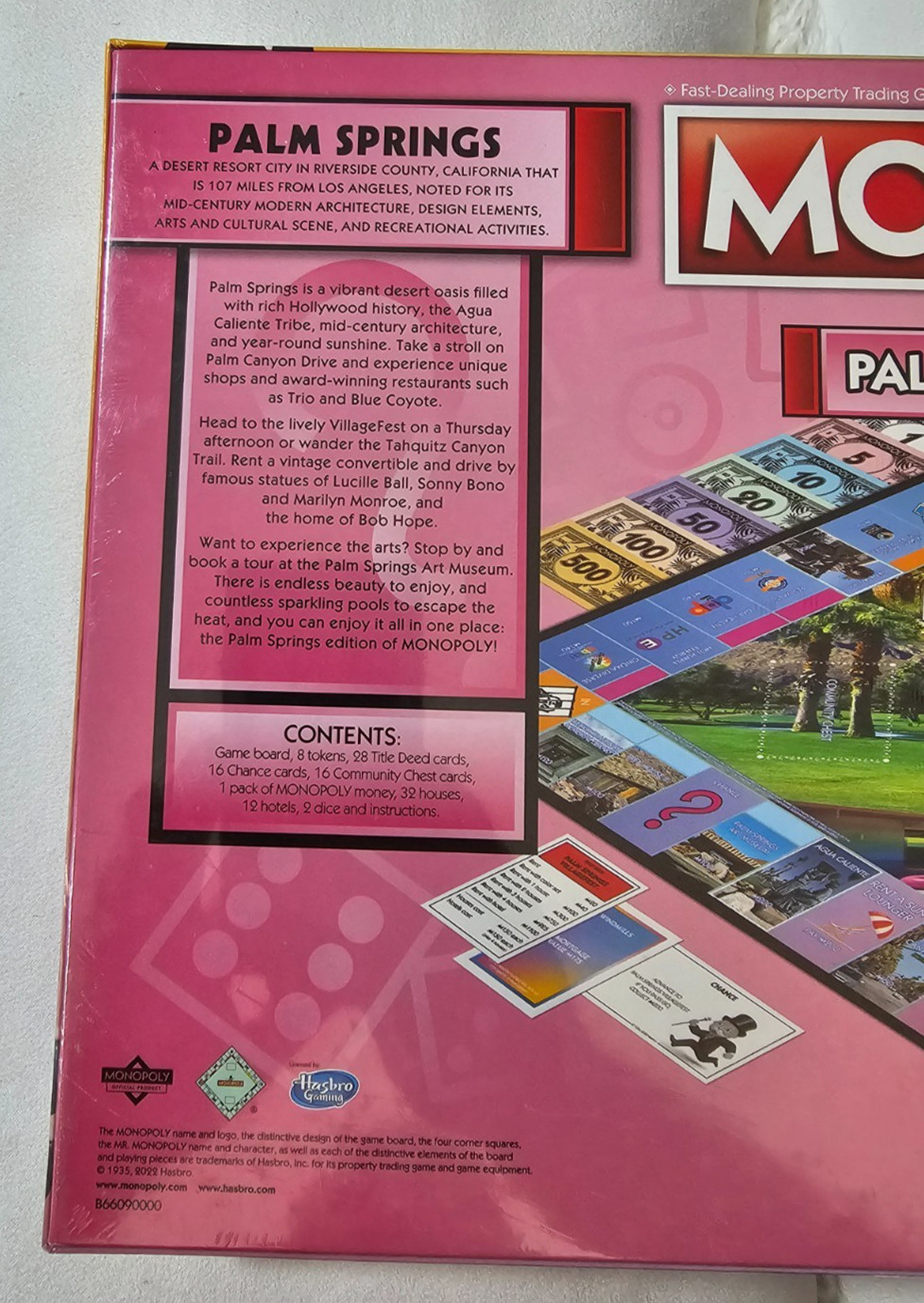 Palm Springs Monopoly Board Game Family Game Night Regional Fun NEW Sealed