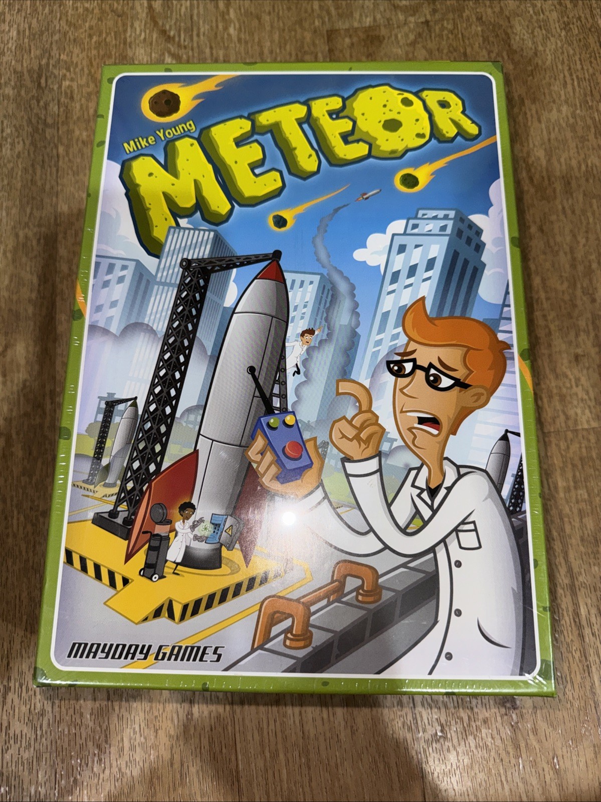 Meteor Board Game Unplayed Mike Young New
