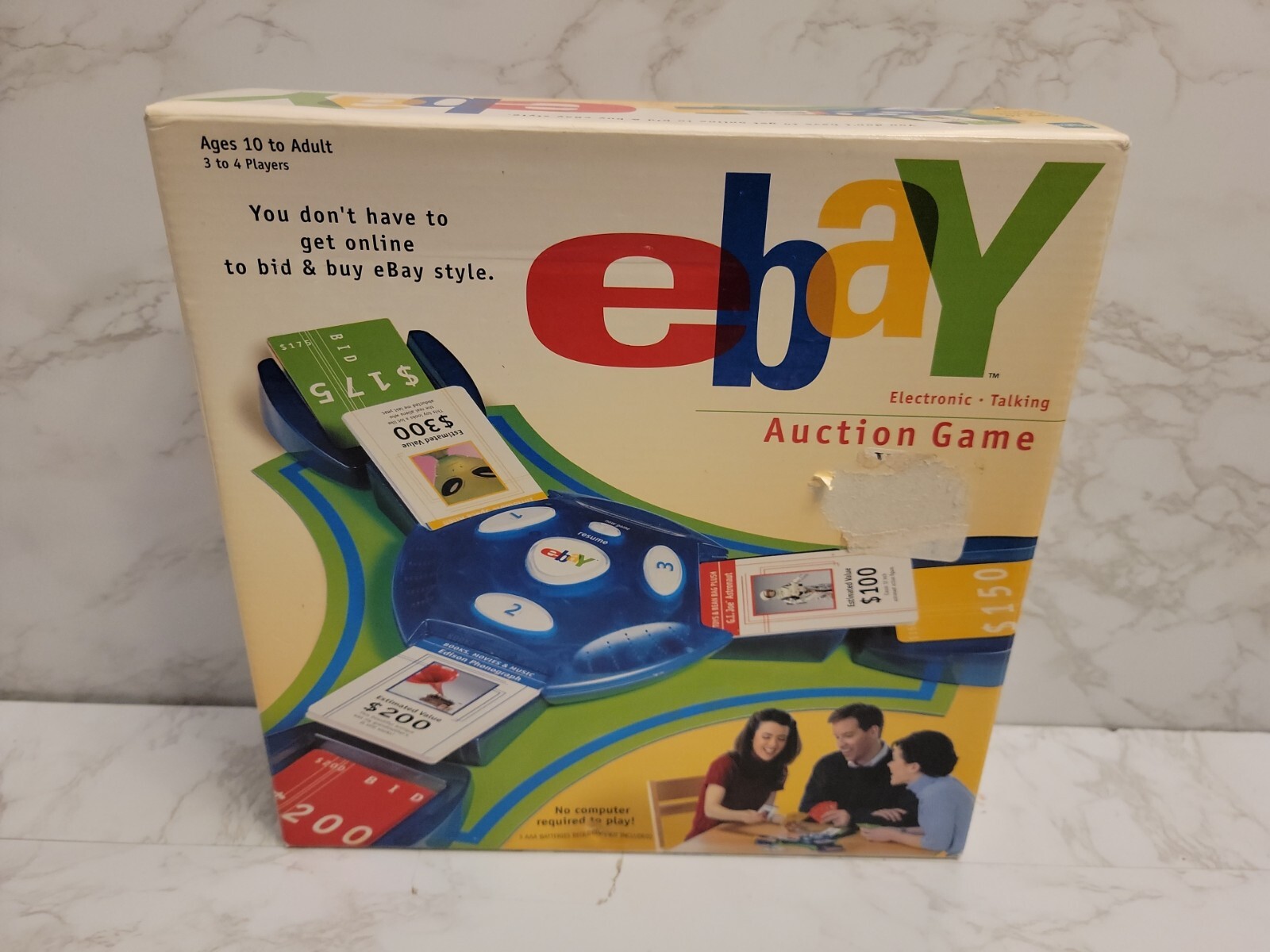Ebay Game Electronic Talking Auction Game by Hasbro no computer needed