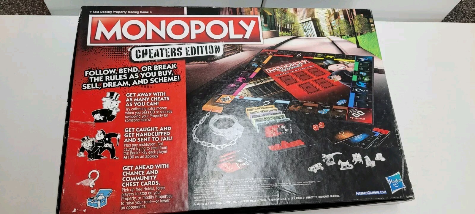 Hasbro Monopoly “Cheaters Edition” Board Game( Complete)