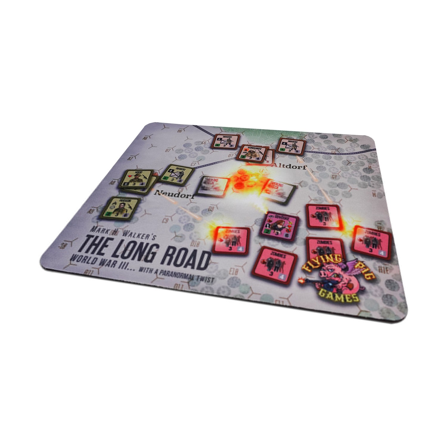 Flying Pig War Game Long Road – Mouse Pad New