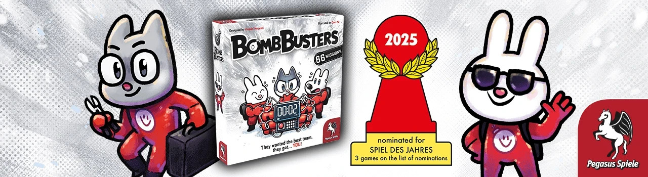 Bomb Busters Cooperative Board Game Pegasus Spiele NEW