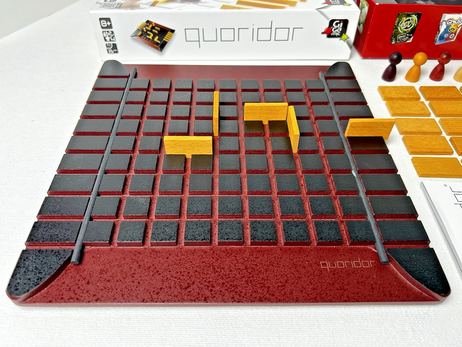 QUORIDOR: Abstract Maze Building & Maneuver Wood Board Game, Gigamic, COMPLETE