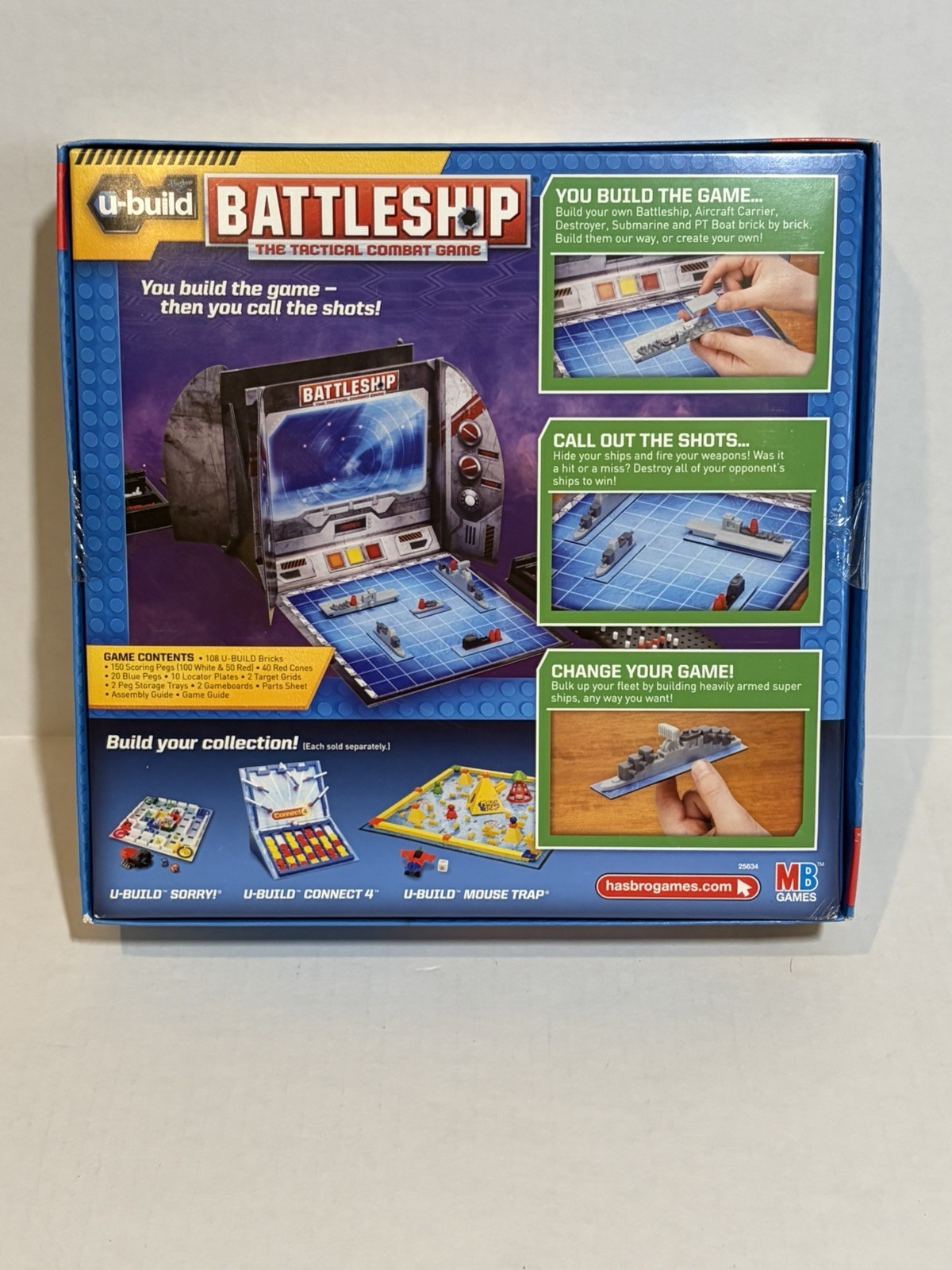 NEW – U-Build Battleship The Tactical Combat Game Hasbro Kids Hasbro