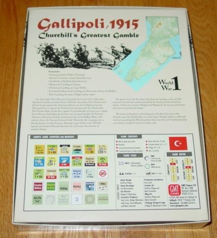 GMT Games – Gallipoli, 1915 – WWI Churchill’s Greatest Gamble (UNPUNCHED) MINT