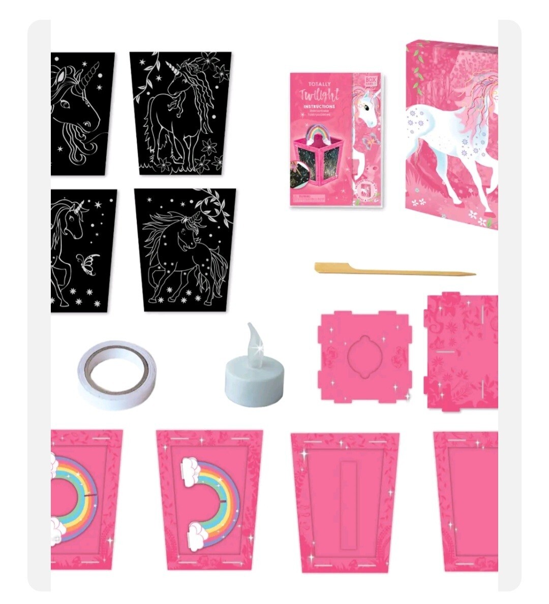 Unicorn Glitterluck Cloud Twilight Unicorn Lantern Game As Shown (6-2)