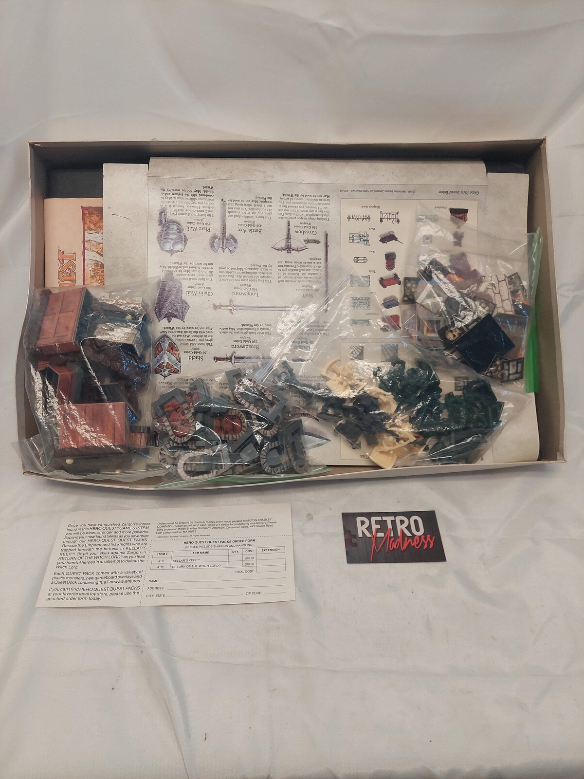 Vintage Milton Bradley Hero Quest Game System