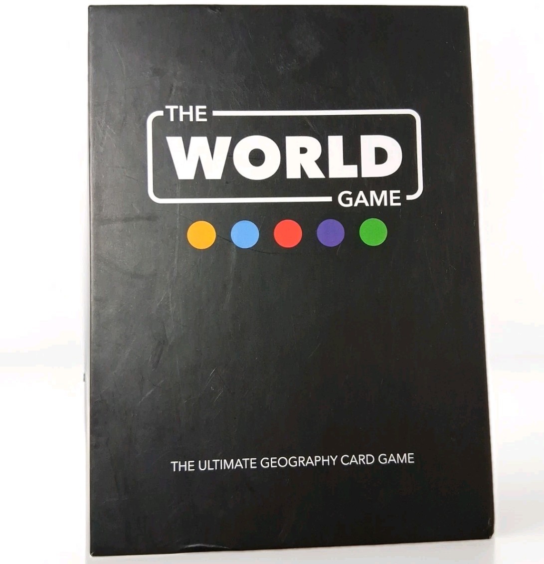 The World Game Geography Card Game Educational Games Homeschool Family SEALED