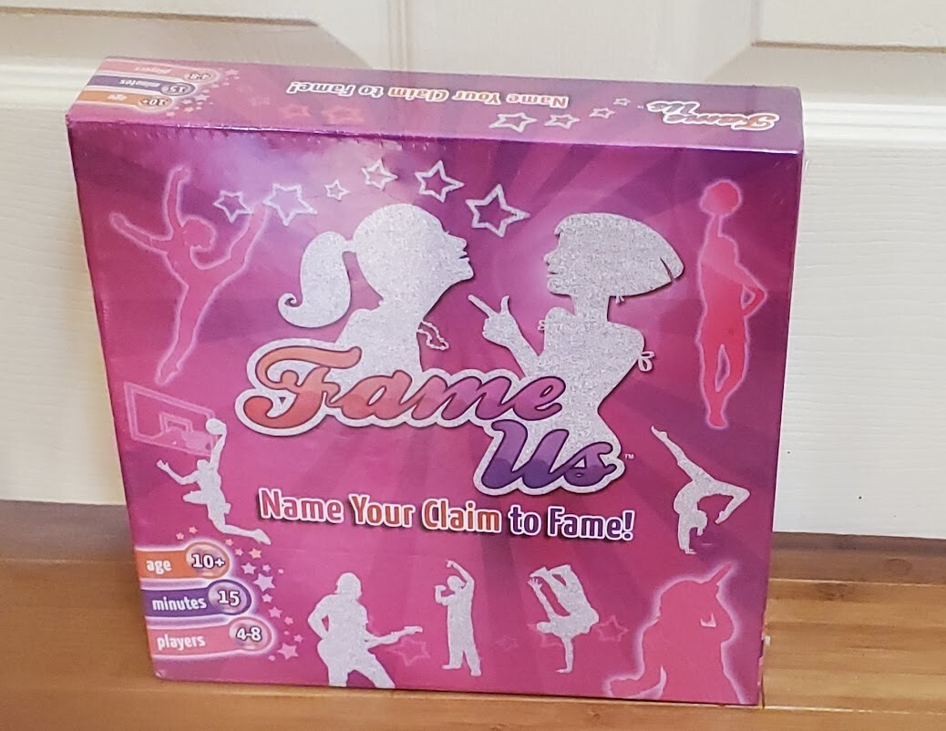 New & Sealed FAME US Name Your Claim to Fame! Family Game Night Card Board Game
