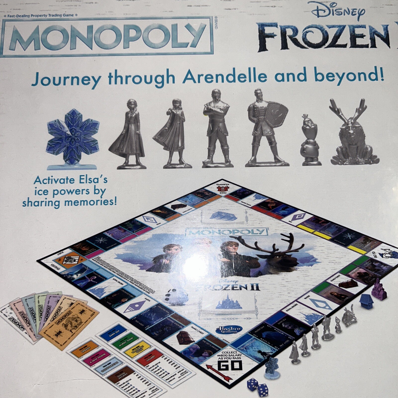 NEW SEALED! Disney Frozen 2 Monopoly! Toy Very Rare Elsa Anna Olaf Board Game