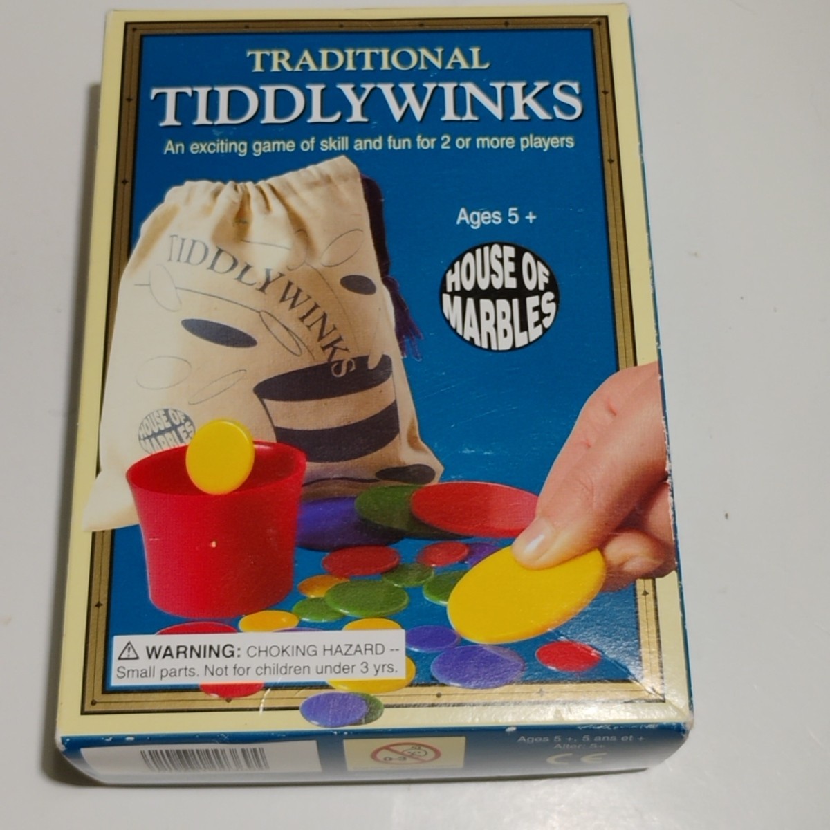 Traditional Tiddly Winks/ House of Marbles/Made In UK/Rules Age 5+ Games