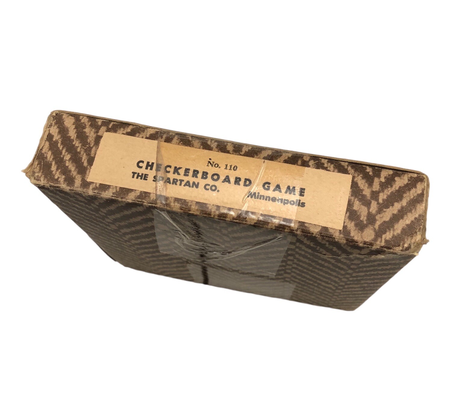 Travel Checkerboard Game No.110 The Spartan Co. Peg Pocket Board Game