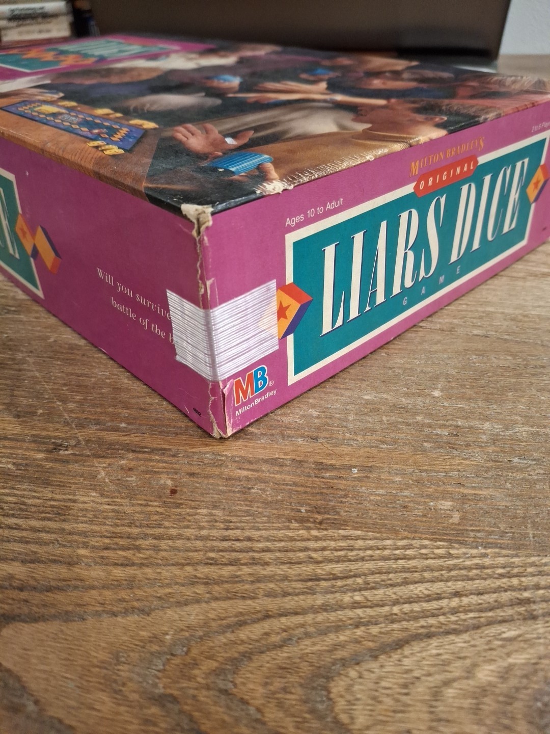 MTB Boardgame Liar’s Dice Box 100% Complete VG+ Rare Vintage 1987