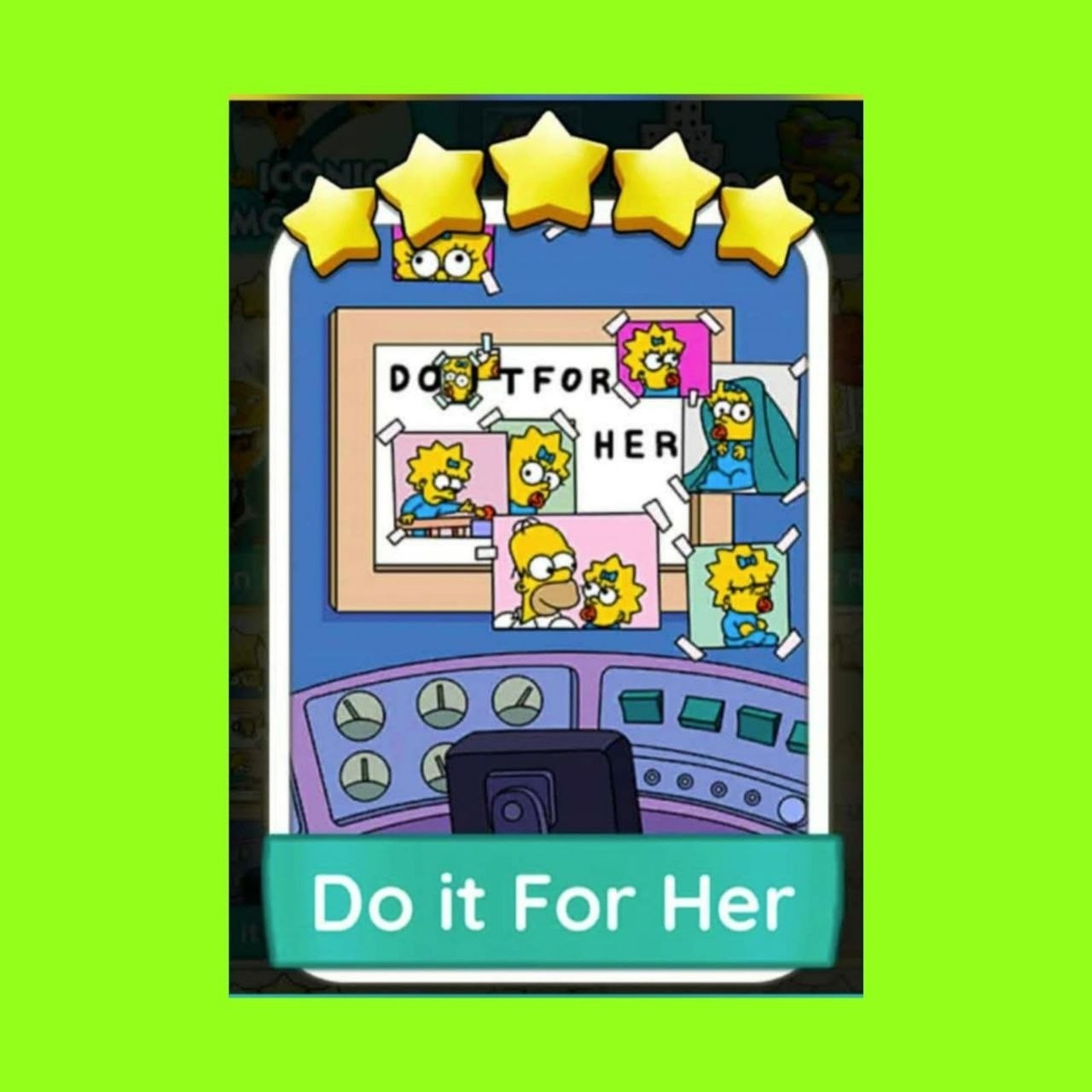 1 X Do it For Her ( ⭐⭐⭐⭐⭐ ) – Set 21 – Mono_poly_Go Stickers – Suppar Service