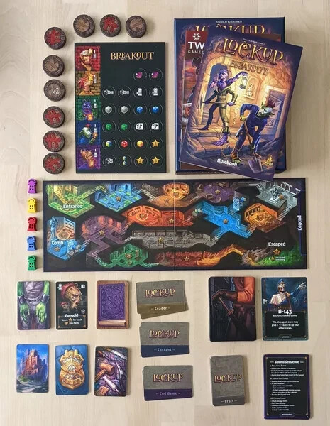 Thunderworks Games Lockup: Breakout – Expansion Board Game — SEALED NEW!!!