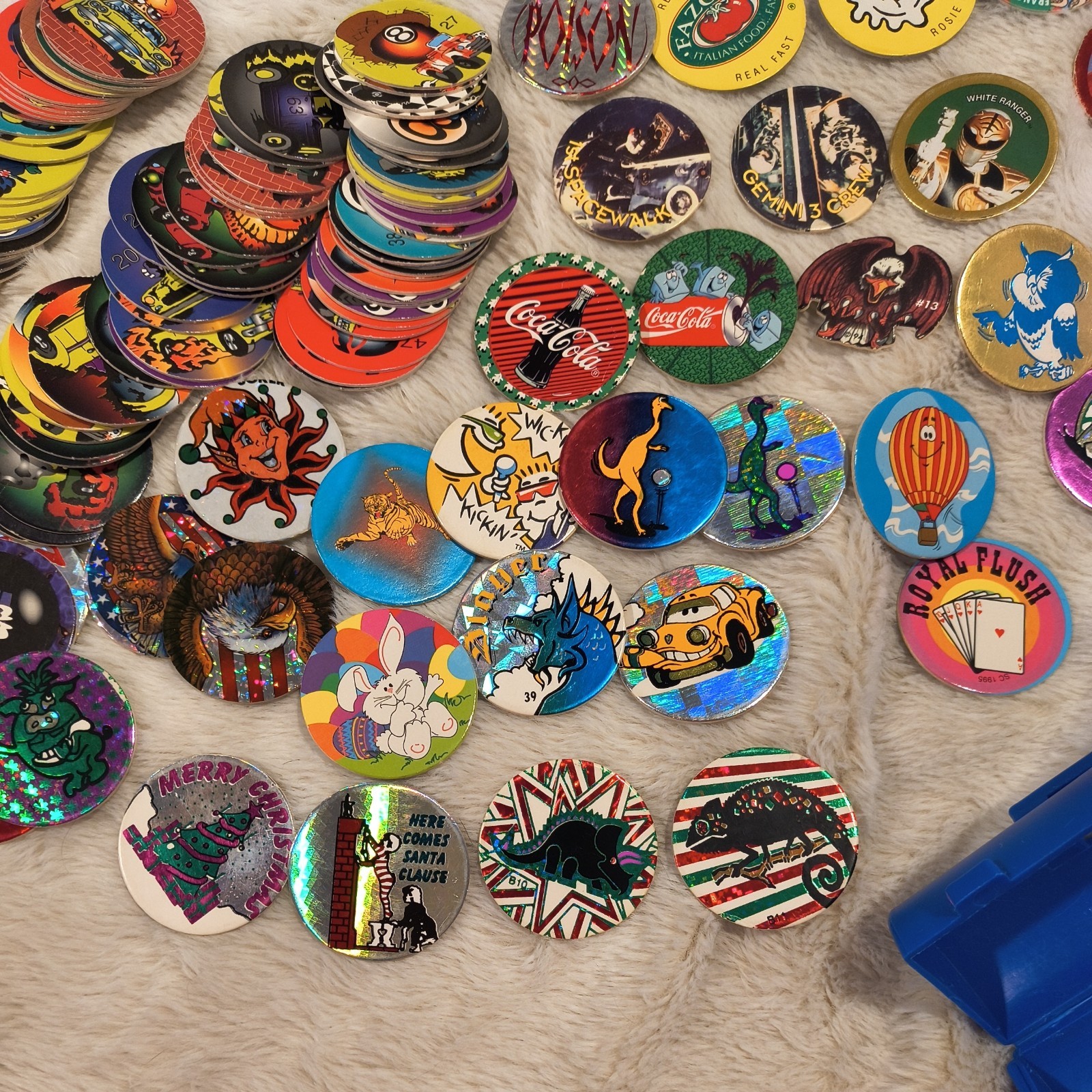 180+ |VG Variety| Vintage/1990’s Pogs Collection-Includes rare promos-See pics!!