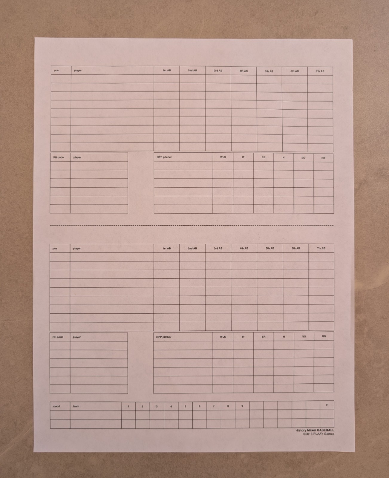 History Maker Baseball 2013 With Player/Umpire Cards From 1997 And 1975 Seasons.