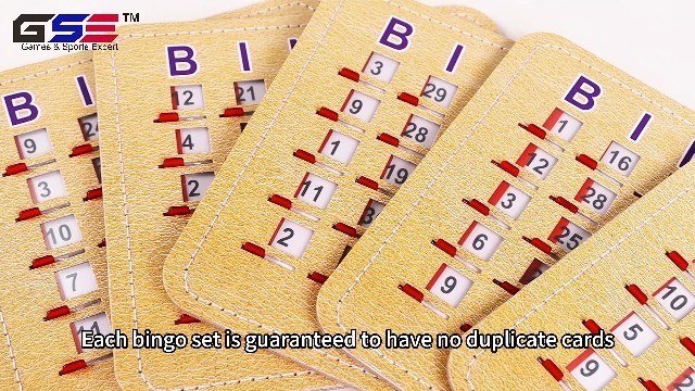 10-Pack Reusable Bingo Cards – 5-Ply Stitched, Quick-Clear Sliding Windows