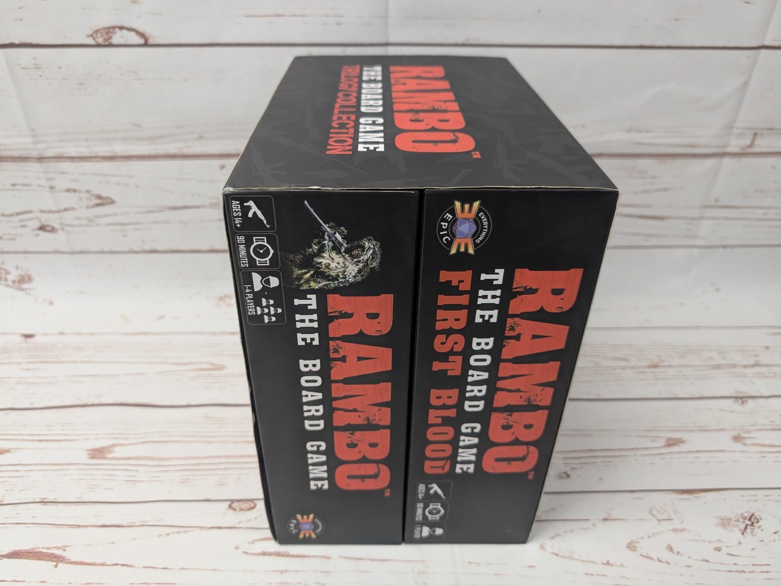 Rambo The Board Game Trilogy Collection Bundle Complete Everything Epic