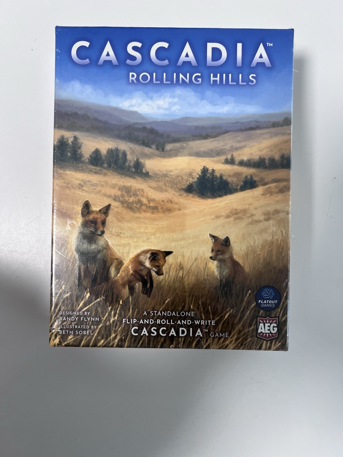 Cascadia: Rolling Hills (stand alone) Board Game – Roll & Write, Nature game