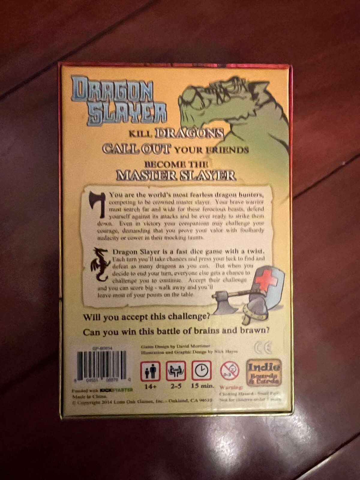 Dragon Slayer RPG Dice Game with a Twist Fantasy Dragons Knights Medieval