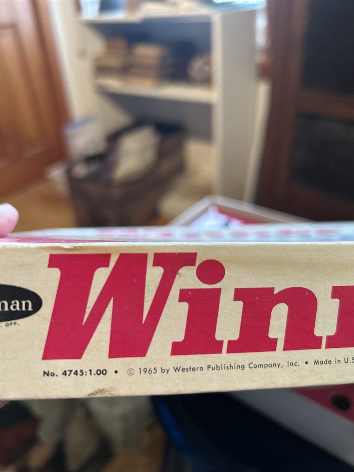 Winner Spinner Board Game 1965 Whitman Complete Vintage